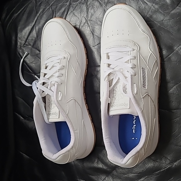 Reebok white leather sneakers  for man size 10 for 🇺🇸 - Picture 10 of 11